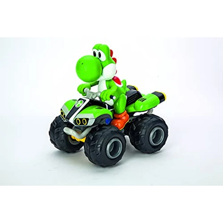 Carrera RC ferngesteuertes Auto Mario Kart Yoshi Quad 2,4GHz, Maßstab 1:20, grünes Design, 30 Minuten Akkulaufzeit, Multiplayer bis 16 Nutzer – Bild 2