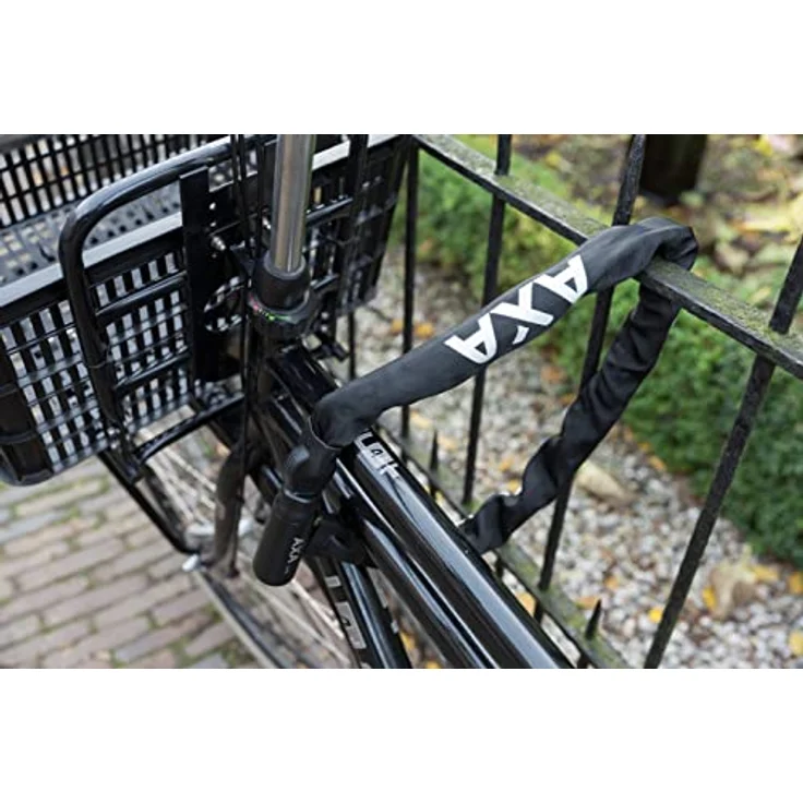 Axa Kettenschloss Linq 100 Länge 100 cm Stärke 9,5 mm schwarz – Bild 5