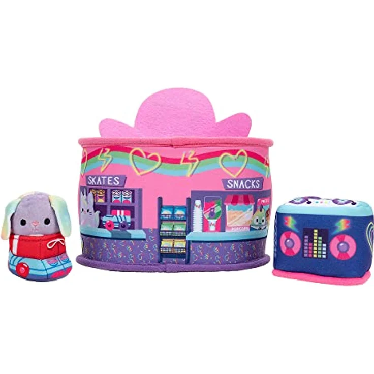 Squishmallows SQUISHVILLE ROCKROLER DISCO ROLLER SKATE Plüschtier Set mit Zubehör, kuscheliges Soft Playset für Kinder ab 3 Jahren – Bild 4
