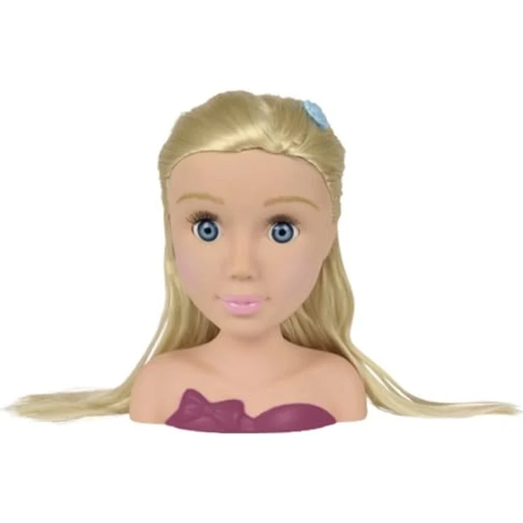 Simba Steffi Love Frisierkopf mit Haarstyling Zubehör, 10 Teile, blond, 19 cm, ab 5 Jahre – Bild 5
