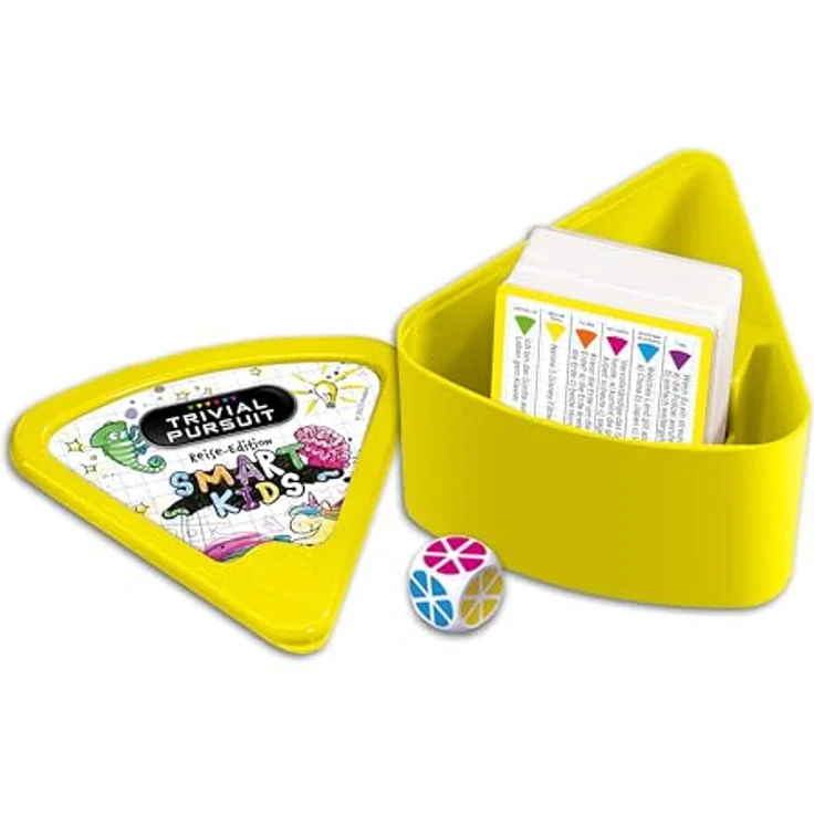 Winning Moves - Trivial Pursuit Smart Kids - Quizspiel für Kinder ab 8 Jahren in Deutsch, 100 Karten mit 600 Fragen – Bild 4
