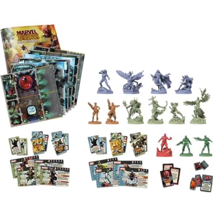 Cmon Marvel Zombies - Hydra Resurrection, Brettspiel für 1-6 Spieler, ab 14 Jahren, Erweiterung mit Missionen für Helden- und Zombiemodus – Bild 5