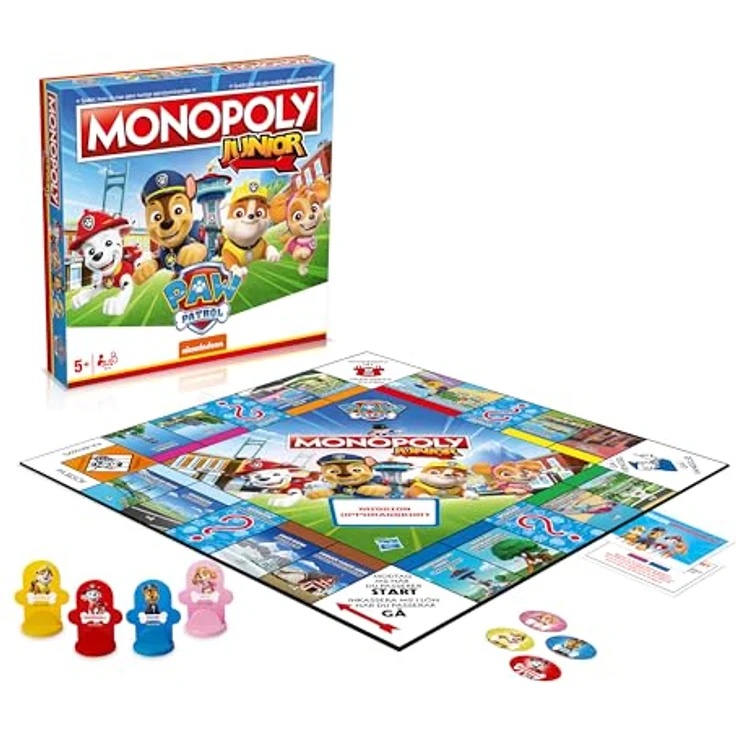Winning Moves Monopoly Junior - Paw Patrol (DA/SE) (WIN5411), Brettspiel – Bild 3
