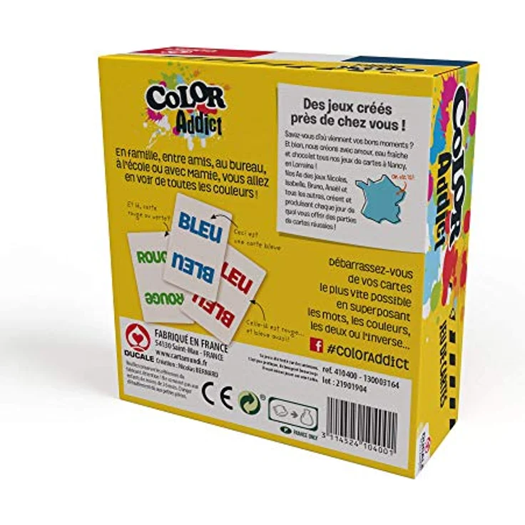 Drôles De Jeux Lustige-Spiele – 410400 – Color Addict (Französische Version) – Bild 2