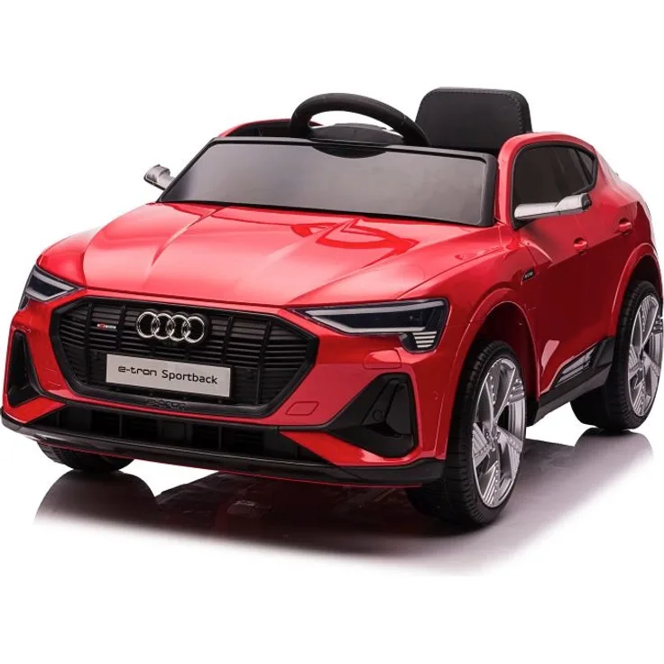 schnaeppchenmeile-online Elektro Kinderauto Audi E-tron 12v, zwei Motoren, Musikmodul, MP4, FB, schwarz