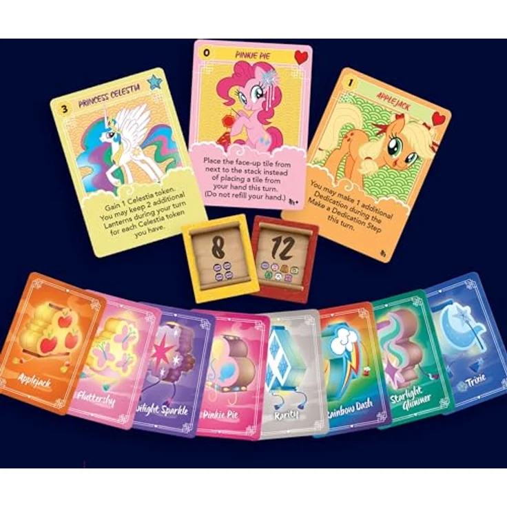 Renegade Mein kleines Pony Tile Placement Game Festival of Lanterns, Brettspiel für 1-4 Spieler, englische Version, ca. 30 Minuten Spielzeit – Bild 3