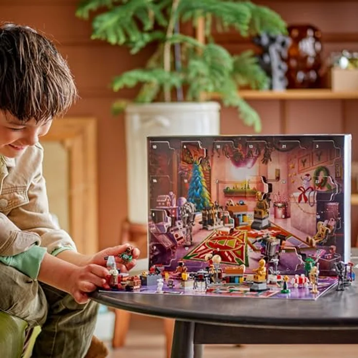 LEGO Star Wars Adventskalender 2025 (75418), mit beliebten Charakteren und Mini-Modellen zur kreativen Gestaltung der Droidenschmiede – Bild 6