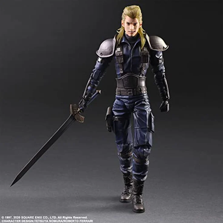 Square Enix FINAL FANTASY VII Remake - Roche - Play Arts Kai Figur, 27cm, detailreich mit austauschbarem Gesicht und Ständer – Bild 8