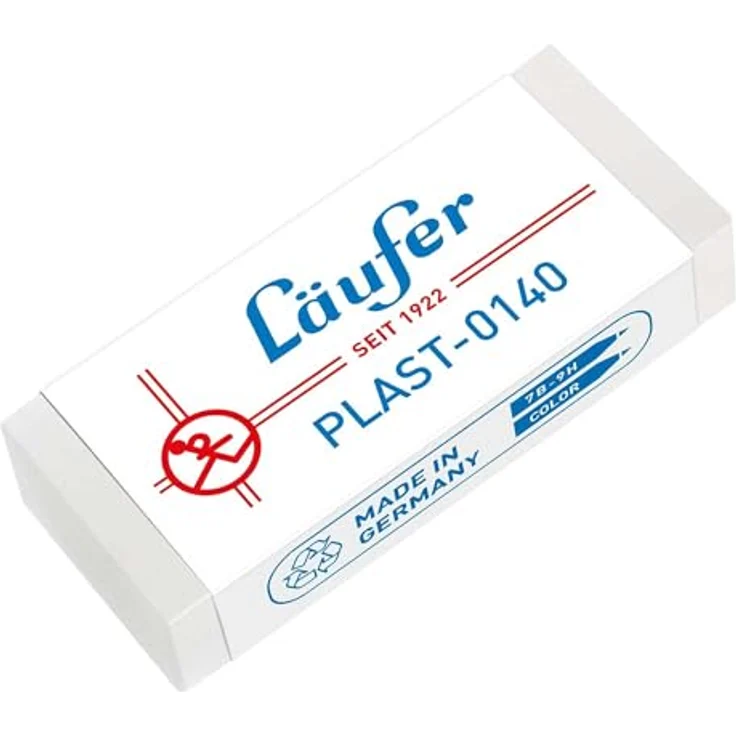 LÄUFER PLAST 0140 Radiergummis transparent 5 Stück – Bild 2