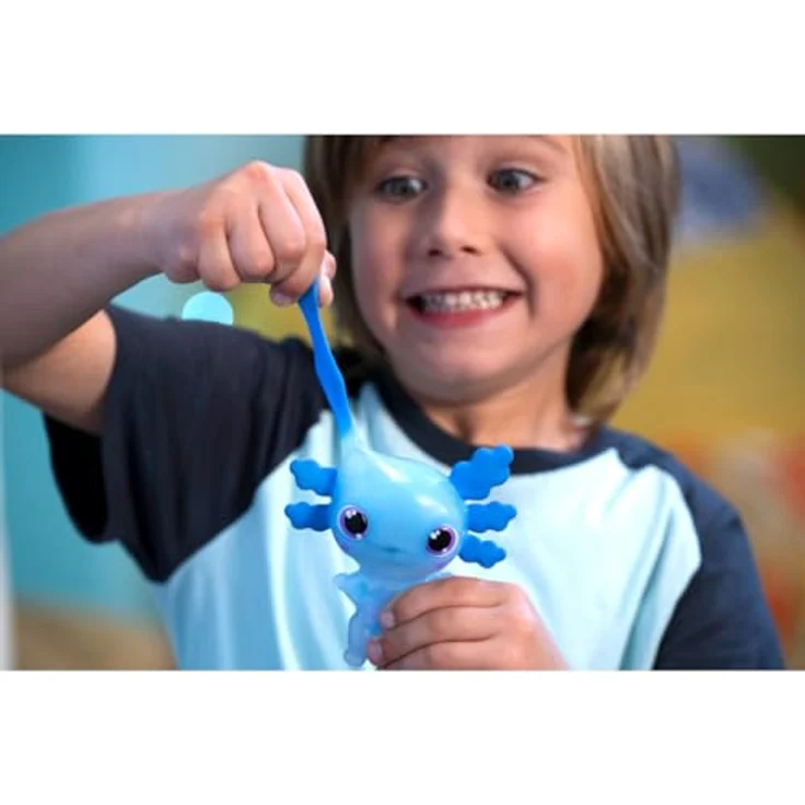 Animagic Let’s Glo Axolotl Blau, Elektronisches Haustier mit Licht- und Schwimmfunktion, Sensorisches Spielzeug für Kinder ab 4 Jahren – Bild 4