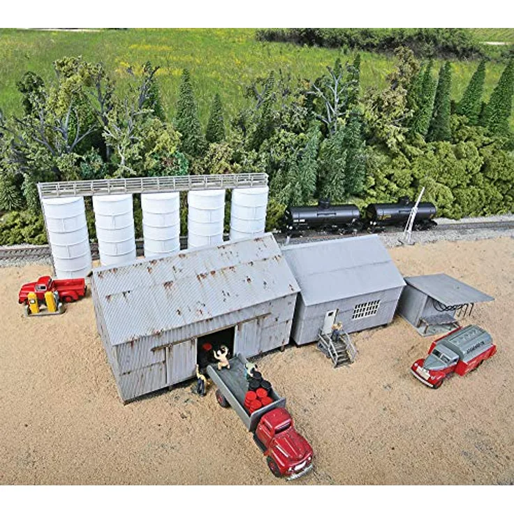 Walthers Cornerstone 933-4059 Zubehör-Ölhandel mit Tanks