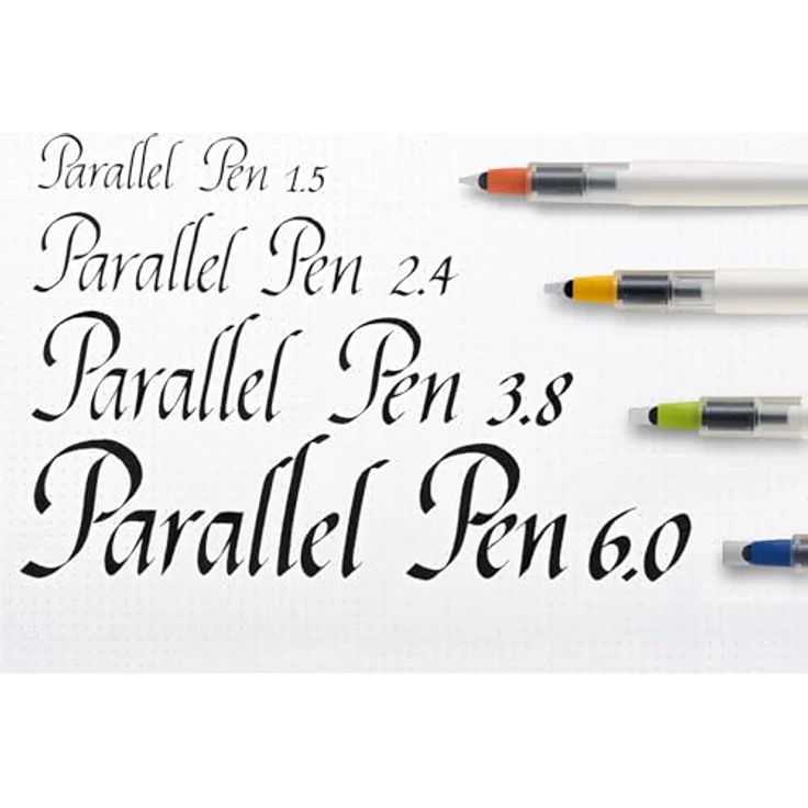 Pilot Pen Füllhalter Kalligrafie-Füllfederhalter Parallel Pen, blau – Bild 6