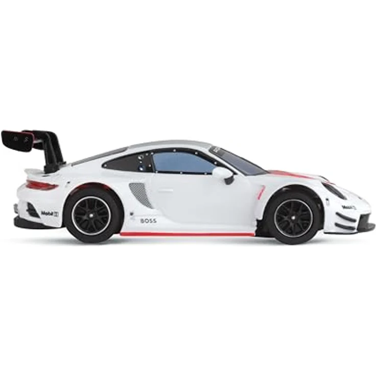 Carrera Hybrid White Lightning, Porsche 911 GT3 R Rexy, Maßstab 1:50, Front- und Rücklichter, Bis zu 30 Minuten Rennaction, USB-C-Aufladung in 20 Minuten – Bild 2