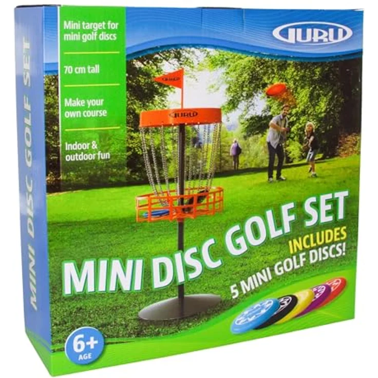 MTS Wurfscheiben-Set Disc Golf Mini Basket, inklusive 5 farbigen Wurfscheiben – Bild 4