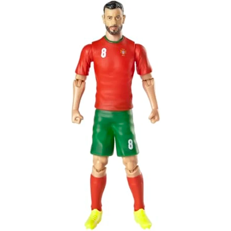Banbotoys Portugal Bruno Fernandes Actionfigur, 20cm detailgetreues Fußball-Miniaturdesign für Sammler – Bild 2