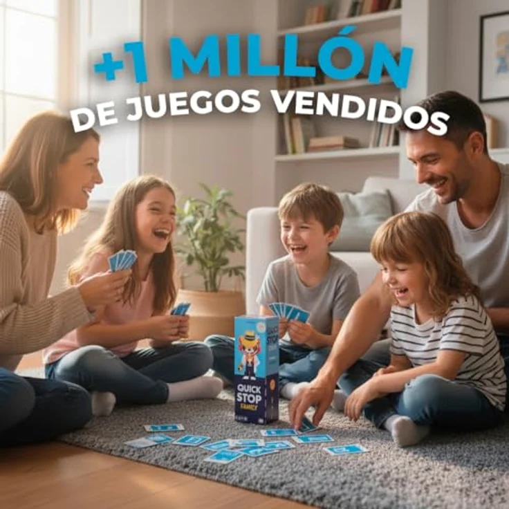 ATM Gaming Quickstop Family – Brettspiel für die ganze Familie, dynamisch und lustig, für Kinder und Erwachsene, umweltfreundlich aus FSC-Papier, ideales Geschenk – Bild 2
