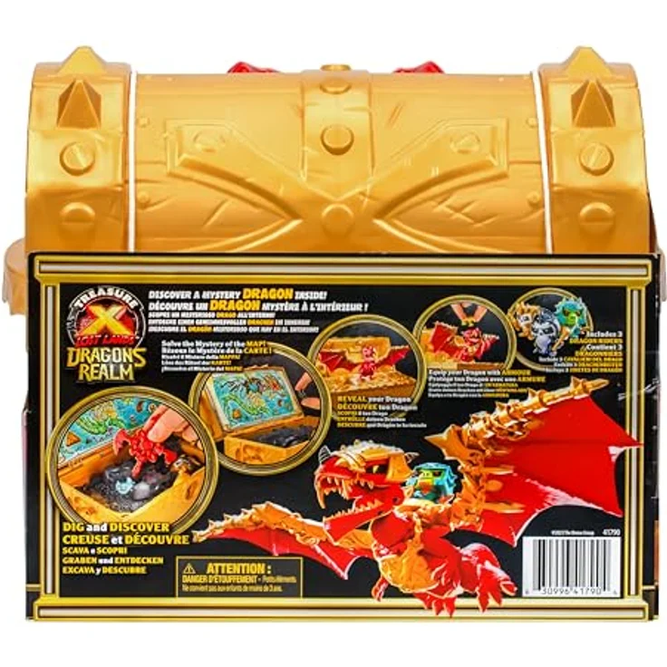 Moose Toys Dragons Realm Treasure Chest, kreatives Spielset mit mehrfarbigem Design für Kinder ab 4 Jahren, robust und langlebig – Bild 3