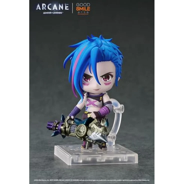 Good Smile Company Arcane Nendoroid Action Figure Jinx Arcane Ver., 10 cm Sammelfigur in detailreicher Ausführung – Bild 2