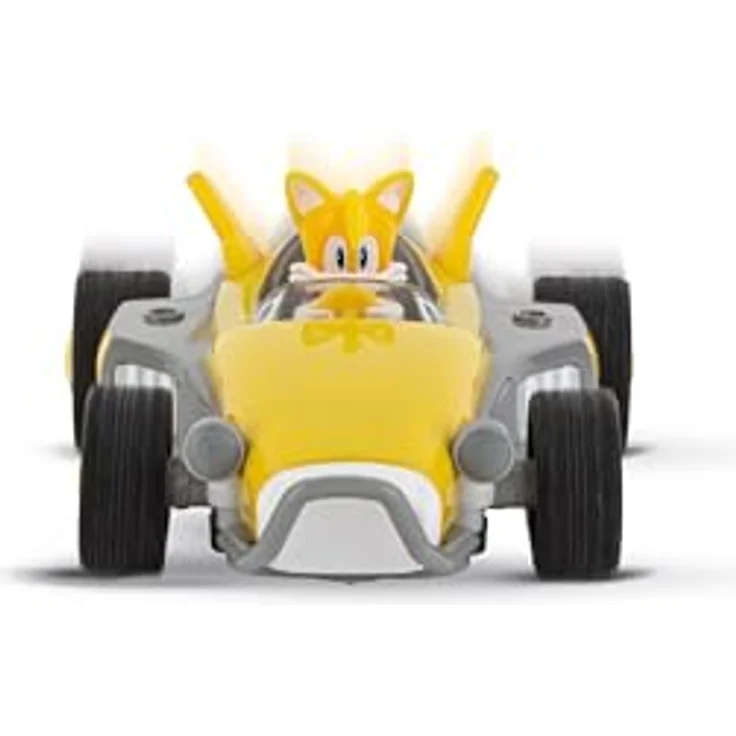 Carrera RC Team Sonic Racing Mini RC 1:43 Tails 2,4GHz Ferngesteuertes Fahrzeug - Offiziell lizenziert, Sonic the Hedgehog Design, Detailgetreu - Für Sonic-Fans – Bild 4