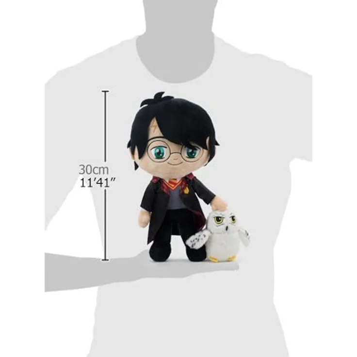 Play by Play Harry Potter Plüschtier mit Hedwig, 30 cm, offizielles Lizenzprodukt für Kinder – Bild 4