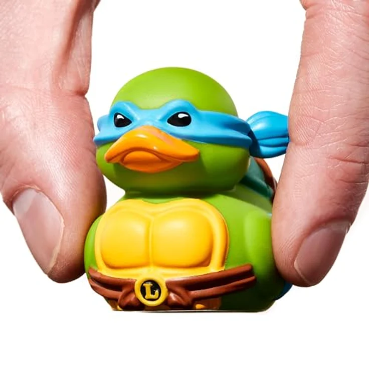 TUBBZ Mini Leonardo Sammelfigur, 5 cm große Vinylgummi-Figur, offizielles TMNT-Merchandise – Bild 1