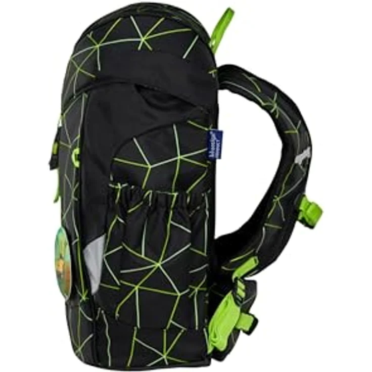 Ergobag Mini Kindergartentasche, Mehrfarbig, ergonomische Rückenpolsterung, A4-fähig, mit Fläschchenfach und Schnappverschluss – Bild 5
