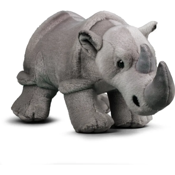 One for Fun Plüsch Nashorn, NoName Animigos World of Nature Neushoorn 33cm (33 cm)