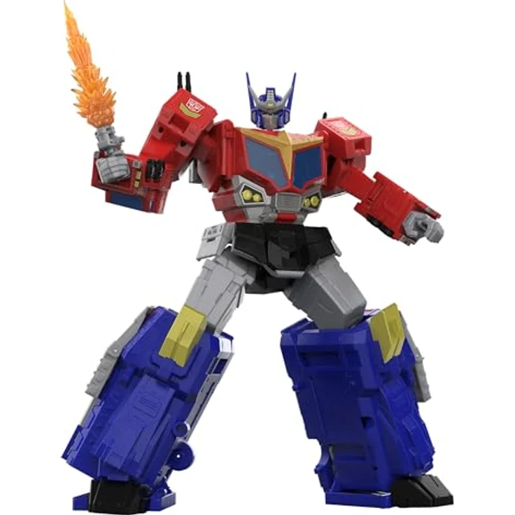 Transformers The Thirteen Star Optimus Prime, Titan-Klasse Action-Figur mit 38 cm, 3-in-1 verwandelbar, inkl. Micromaster Hot Rod und Zubehör – Bild 2