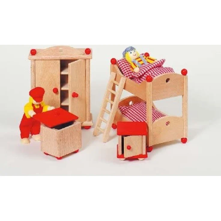 Goki 51953 - Puppenmöbel Kinderzimmer – Bild 3