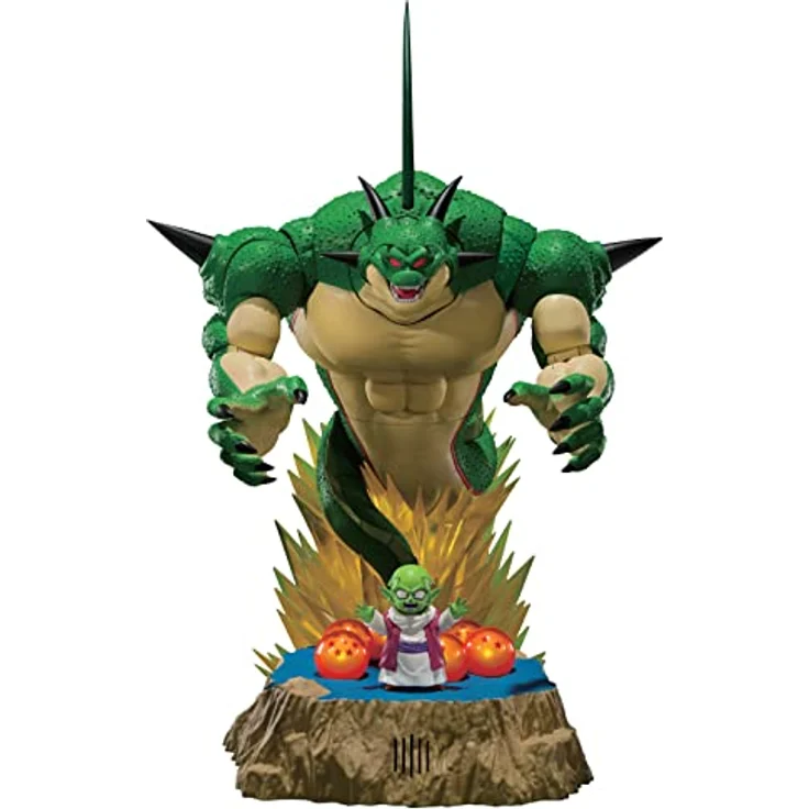 TAMASHII NATIONS Dragon Ball Z Porunga & Dende Luminous Dragon Ball Set Actionfigur, Bandai Spirits S.H.Figuarts, Leuchtend, Grün – Bild 1