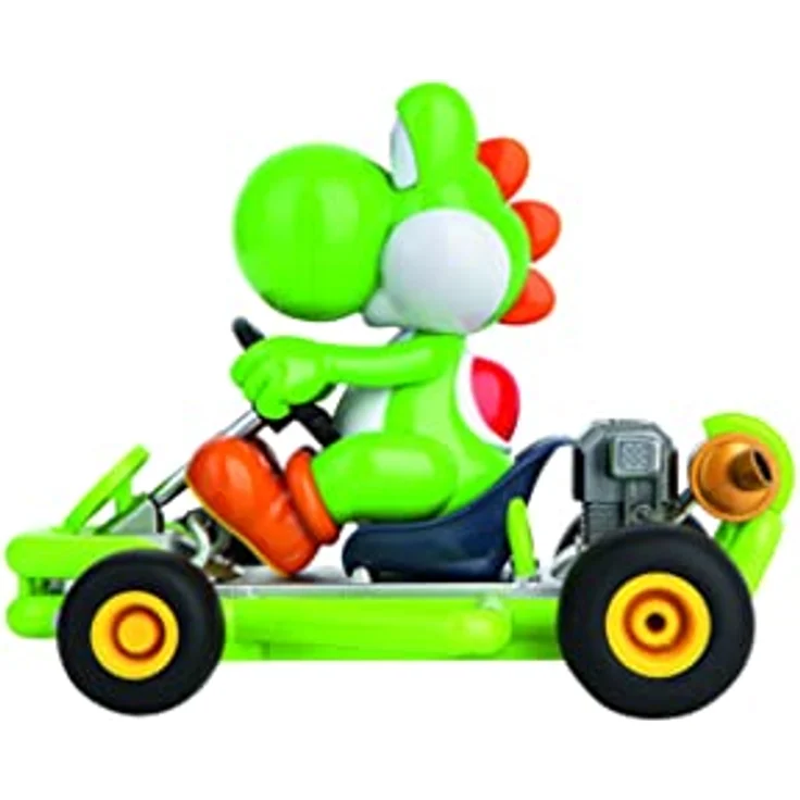 Carrera RC I 2,4GHz Mario Kart Pipe Kart I Yoshi RC-Fahrzeug I Offiziell lizenziert I Authentisches Design I Für Nintendo-Fans I Ferngesteuertes Auto – Bild 3