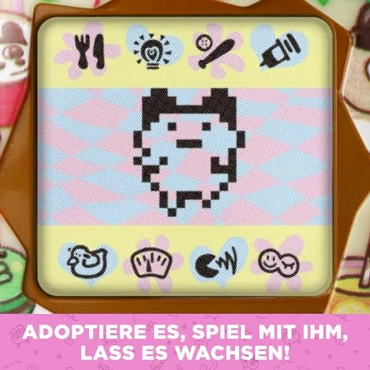 Bandai TAMAGOTCHI Interactive Digitalpet, Cafe mit originaler Programmierung, Charakterspiel und Pflegefunktionen – Bild 3