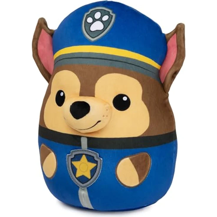 GUND PAW Patrol Trend Squishy Chase, 30 cm - hochwertiges Plüschtier und Kuschelkissen in einem, Geschenk für Kinder ab 1 Jahr – Bild 3