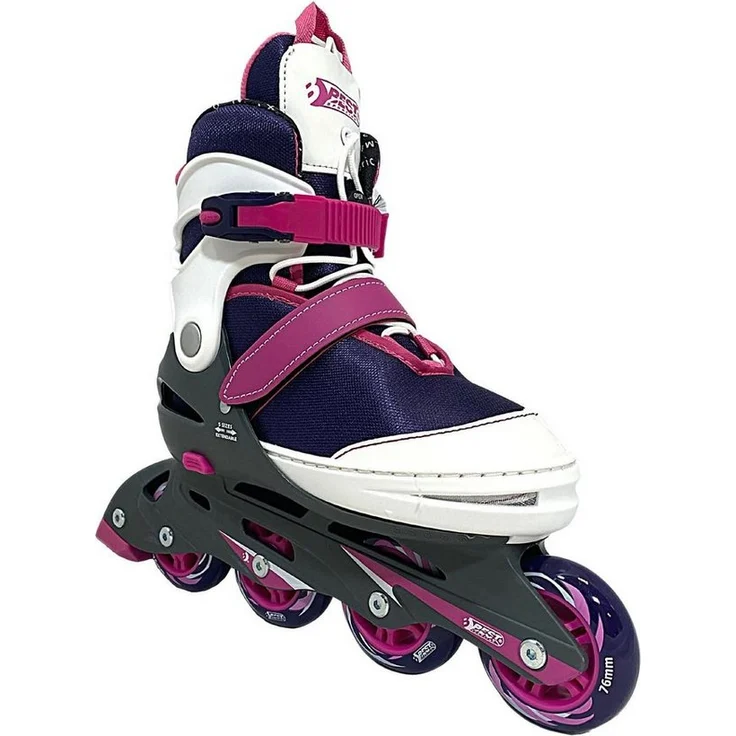 Best Sporting Inlineskates Inliner für Kinder 5-fach größenverstellbar in lila/pink, robuste und hochwertige Kinder Inliner mit Bremse – Bild 1