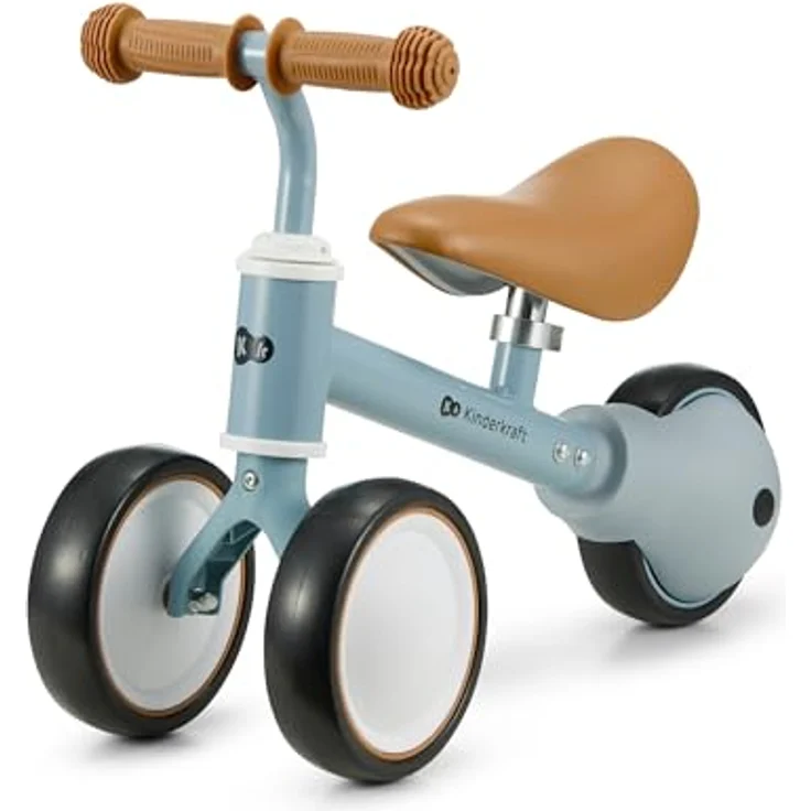 KK Kinderkraft Laufrad CUTIE, Lernlaufrad für Kinder ab 1 Jahr, Blau, Sichere Konstruktion, Modernes Design, 3-in-1 Funktion – Bild 1