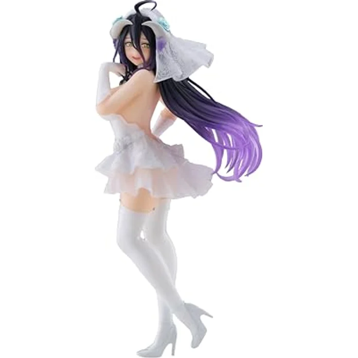 Taito Overlord Coreful Figure Albedo (Wedding Ver.), Sammelfigur mit Standfuß, offizielles Lizenzprodukt – Bild 1