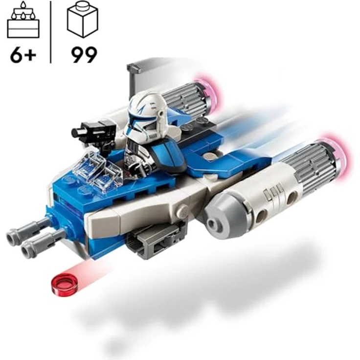 LEGO® Konstruktionsspielsteine Captain Rex™ Y-Wing™ Microfighter (75391), LEGO Star Wars™, (99 St), Made in Europe – Bild 3
