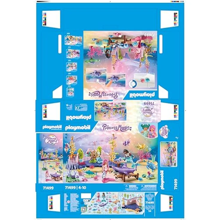 Playmobil® Konstruktions-Spielset Unterwasser-Tierpflege der Meeresbewohner (71499), (114 St), Playmobil Princess Magic, Made in Germany - Preisvergleich – Bild 2
