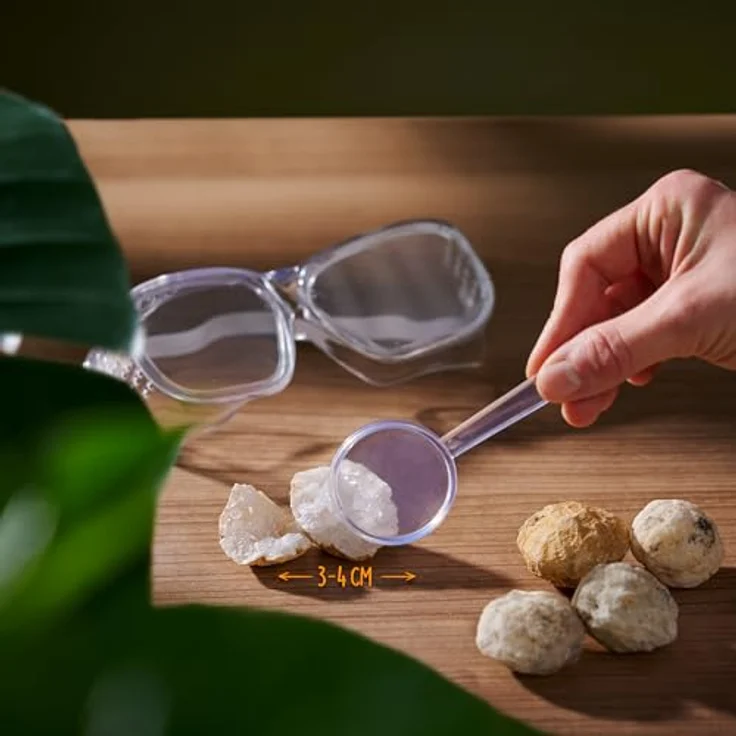 SIMBA Kreativset Scout Geoden, 5-tlg. Set mit 5 echten Geoden und Entdeckerzubehör – Bild 6