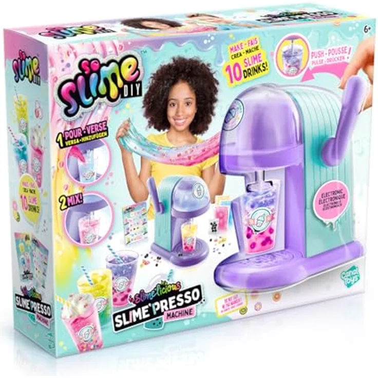 Canal Toys Slime 'Presso Machine, Kreativset für farbenfrohe Slime-Kreationen im Kaffeemaschinen-Design – Bild 1
