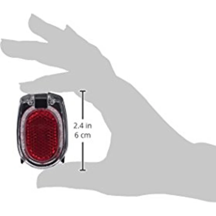Busch & Müller SECULA Diodenrücklicht, LED Fahrradlicht mit Kondensator-Standlichtfunktion, Mehrfarbig, 8 x 5 x 5 cm – Bild 5