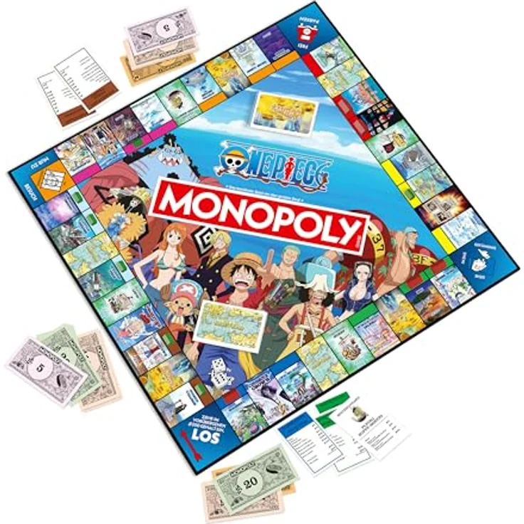 Winning Moves Monopoly One Piece, Brettspiel für 2-6 Spieler, deutsch, ab 8 Jahren – Bild 3