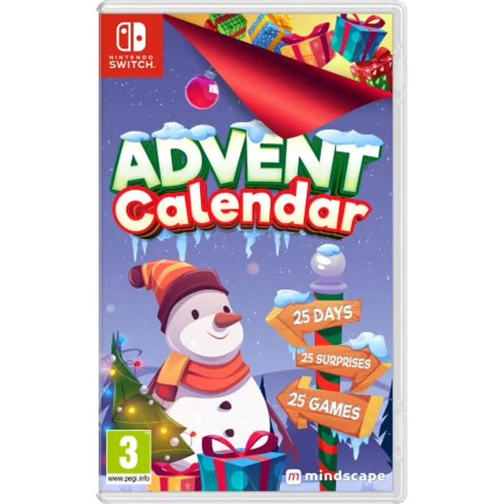 Mindscape Weihnachts-Adventskalender, interaktives Spiel mit 25 festlichen Levels und 6 Spielmodi – Bild 1