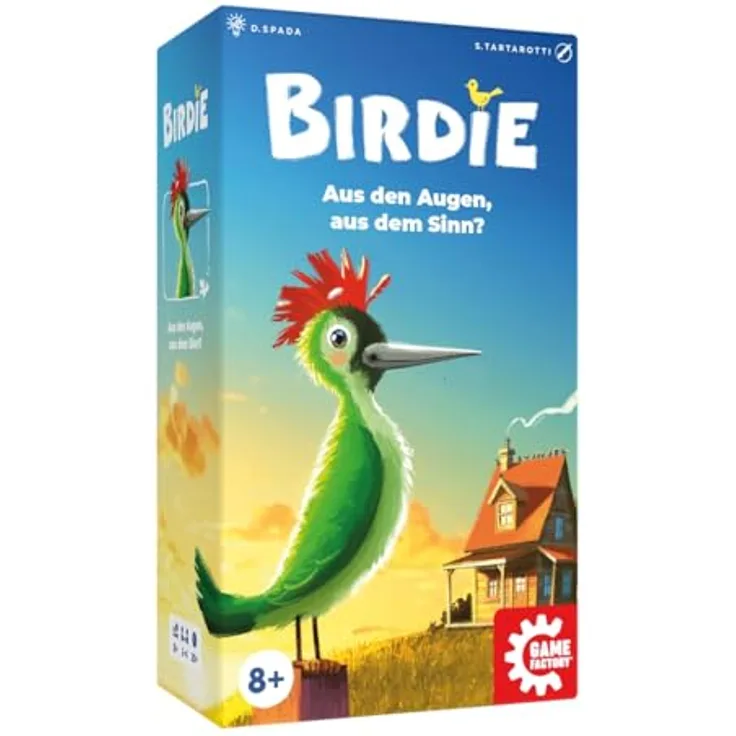 Carletto Deutschland Birdie (d) 6, Brettspiel zur Gedächtnisförderung mit Vogel-Sammelmechanik