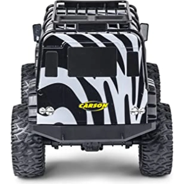 Carson Modellsport 500404239 1:8 Land Rover Defender 100% RTR Safari - Ferngesteuertes Auto, RC Fahrzeug, inkl. Batterien und Fernsteuerung, Geschwindigkeit km/h, Fahrzeit 20 min, Mehrfarbig – Bild 3
