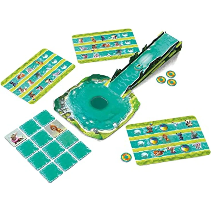 Game Factory 646306 Rutsch & Flutsch, actionreiches Geschicklichkeitsspiel für Kinder ab 5 Jahren, Familienspiel, Kinderspiel, für 2-4 Spieler, empfohlen für Kinder ab 5 Jahren, auf Empfehlungsliste 2023 - KINDERSPIEL DES JAHRES – Bild 3