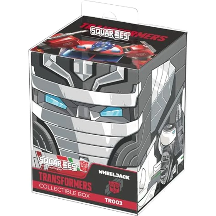 Squaroes Squaroe Transformers TR003 Wheeljack, Deckbox für bis zu 100 doppelt gesleevte Karten, nachhaltig hergestellt mit attraktivem Design – Bild 11