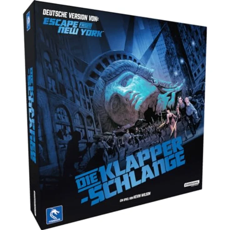 HeidelBÄR Games Die Klapperschlange (Escape from New York) Brettspiel zum Kultfilm, Kennerspiel Deutsch 1-4 Spieler ab 13 Jahren – Bild 1