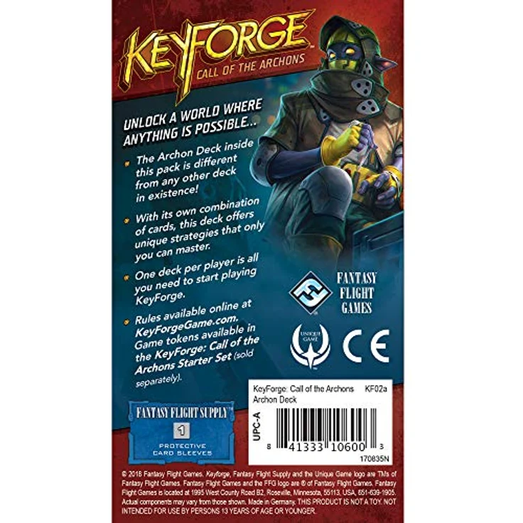 Fantasy Flugspiel KeyForge: Ruf des Archon-Decks. - Preisvergleich – Bild 2