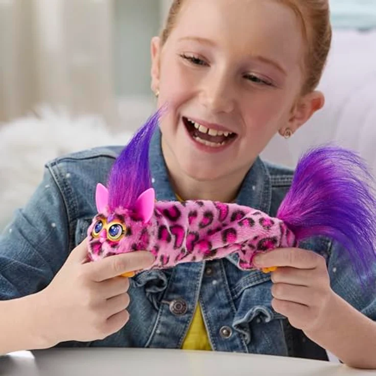 Hasbro Furby DJ Furblet Kitt-Ee-Luv, elektronisches Plüschspielzeug mit dehnbarem Körper und Musikfunktionen, für Kinder ab 6 Jahren – Bild 3